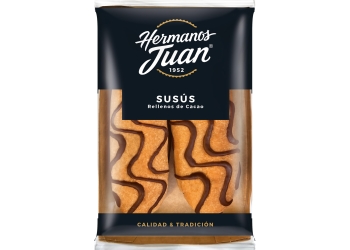 Susús rellenos de cacao