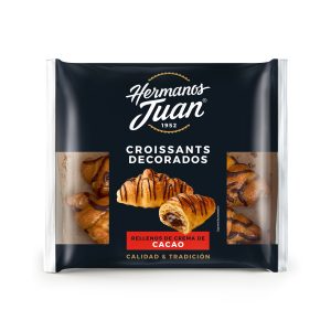Croissants rellenos de cacao