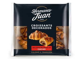 Croissants rellenos de cacao